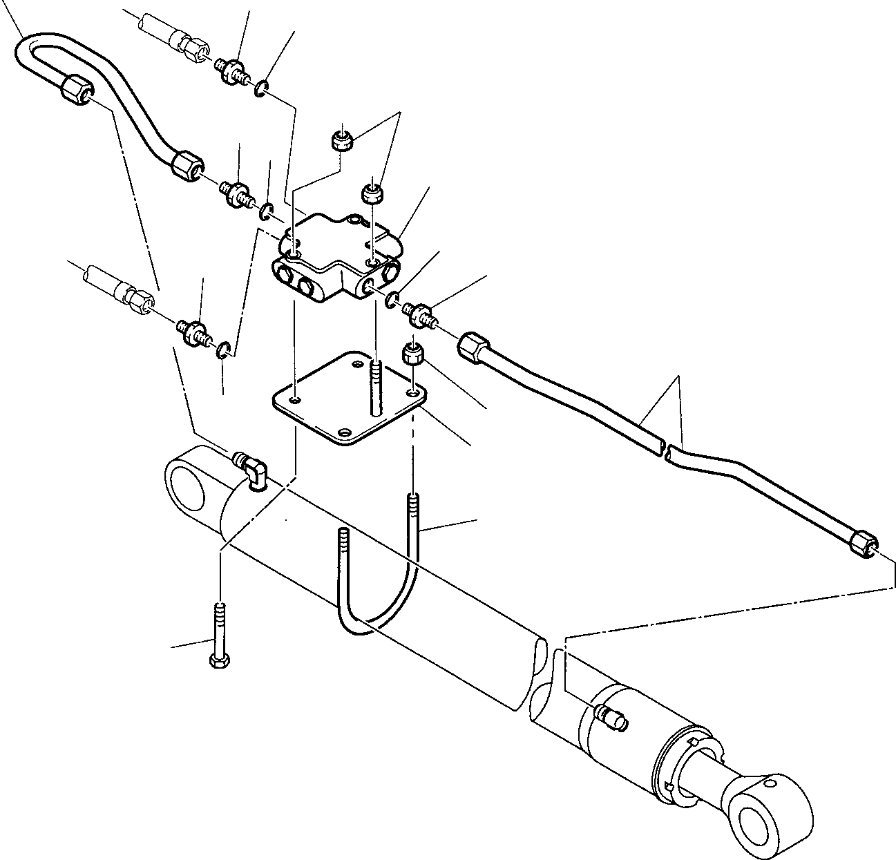 Part 41. HYDRAULIC PIPING (SHOVEL LIFTING CYLINDER) (SAFETY VALVE) [6620]