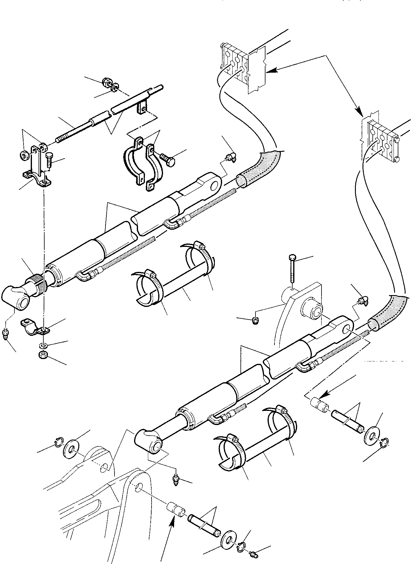 Part 43. HYDRAULIC PIPING (SHOVEL TIPPING CYLINDER LINE) (2/2) [6640]