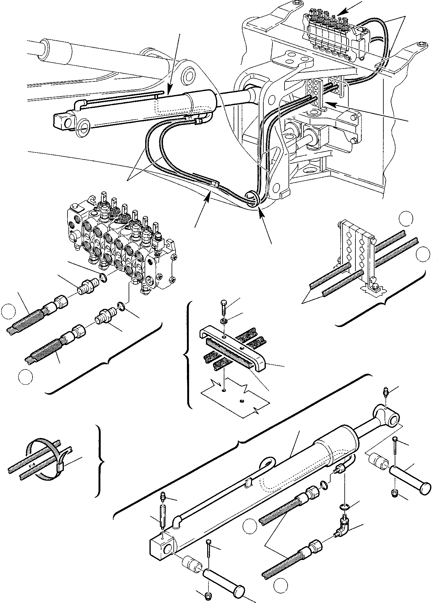 Part 50. HYDRAULIC PIPING (BOOM CYLINDER LINE) [6720]