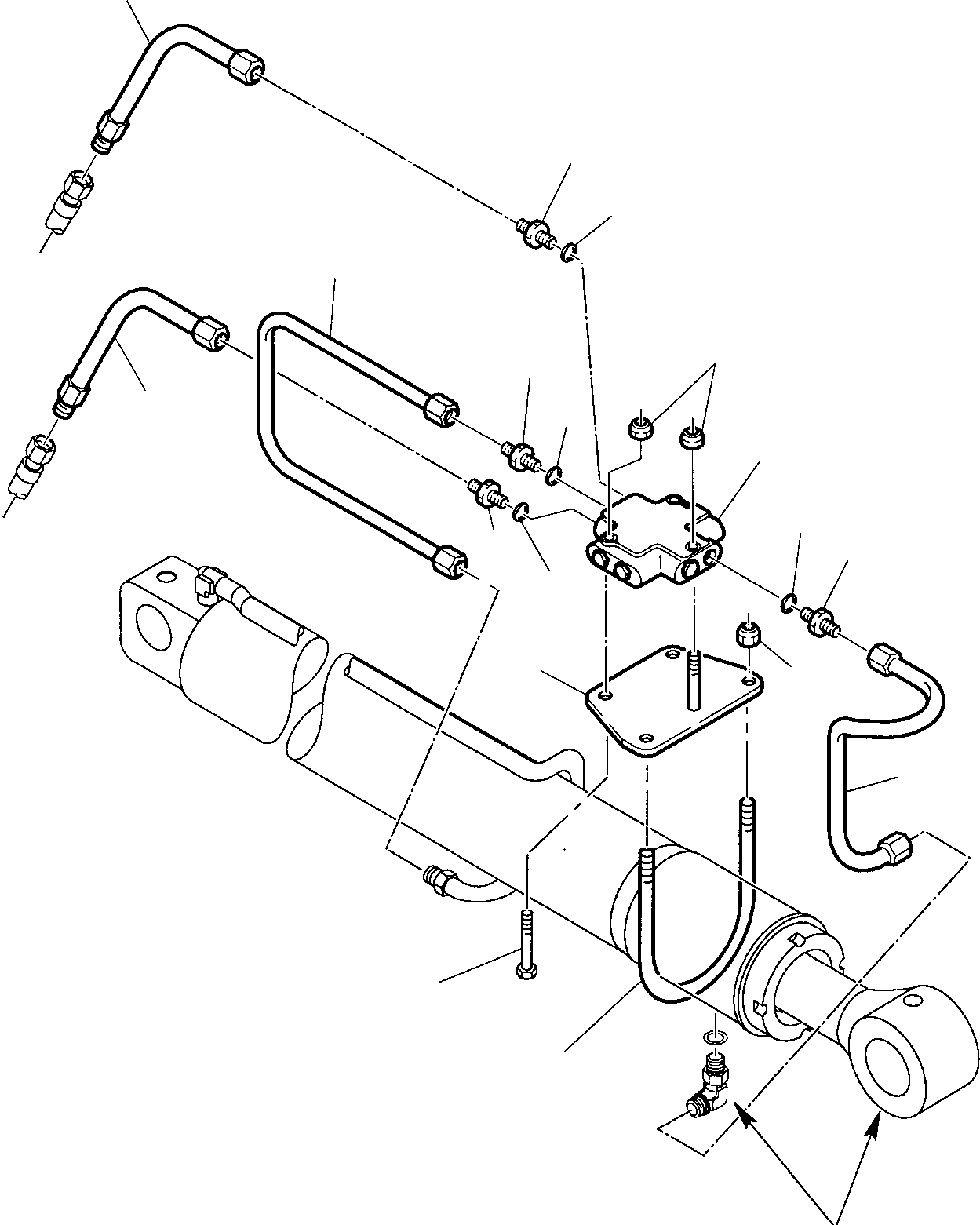 Part 51. HYDRAULIC PIPING (BOOM CYLINDER LINE) (SAFETY VALVE) [6725]