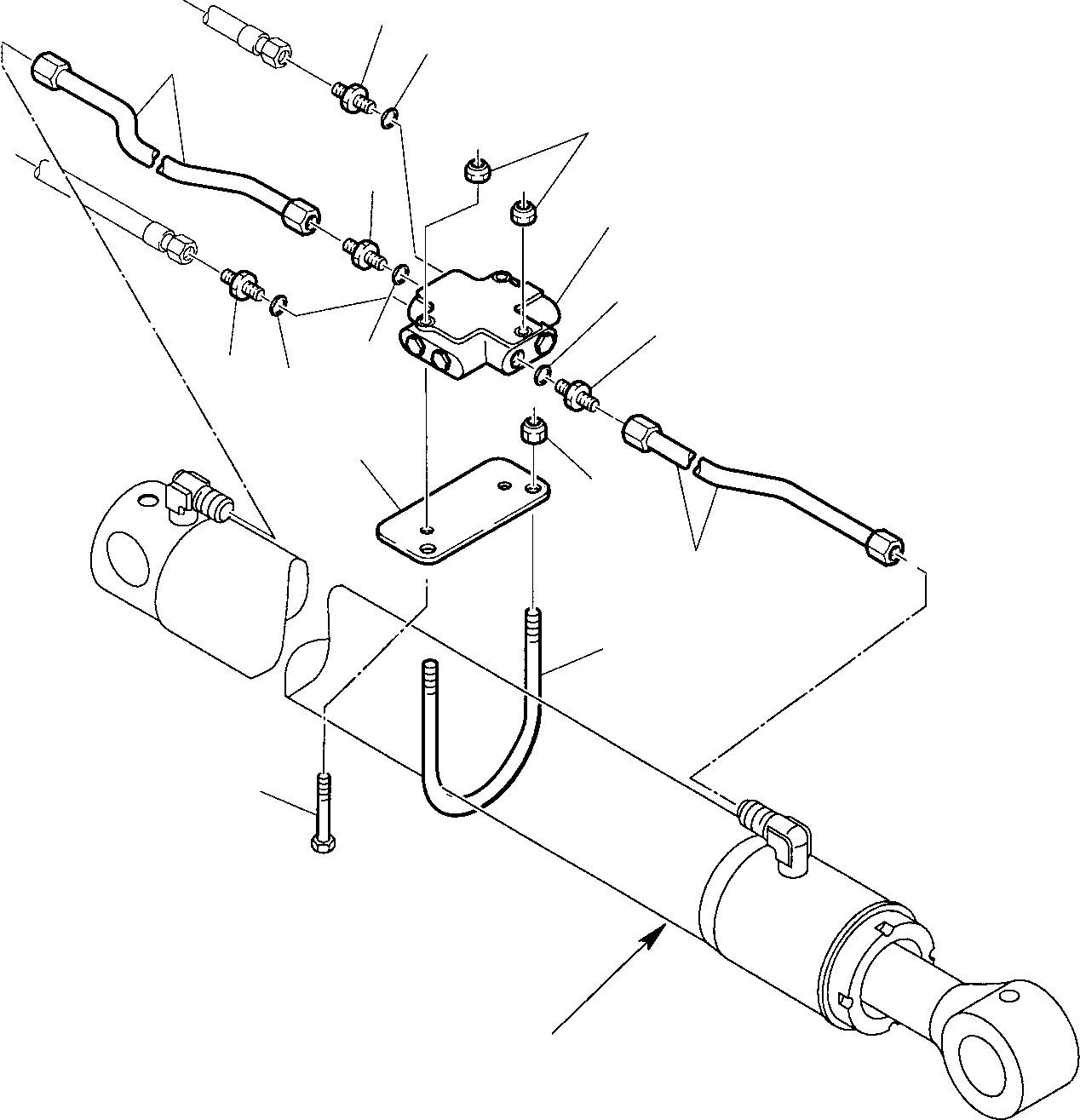 Part 53. HYDRAULIC PIPING (ARM CYLINDER LINE) (SAFETY VALVE) [6735]