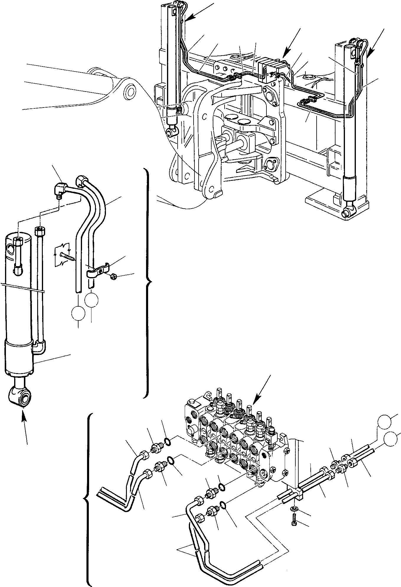 Part 58. HYDRAULIC PIPING (VERTICAL OUTRIGGER CYLINDER LINE) [6770]