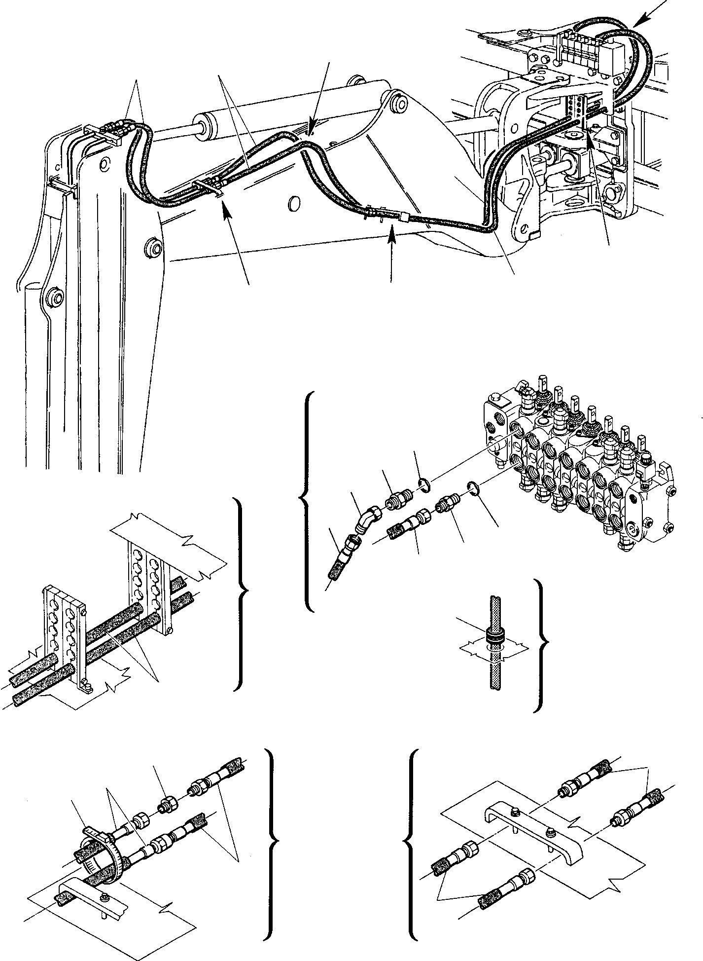 Part 64. HYDRAULIC PIPING (JIG ARM CYLINDER LINE) [6850]