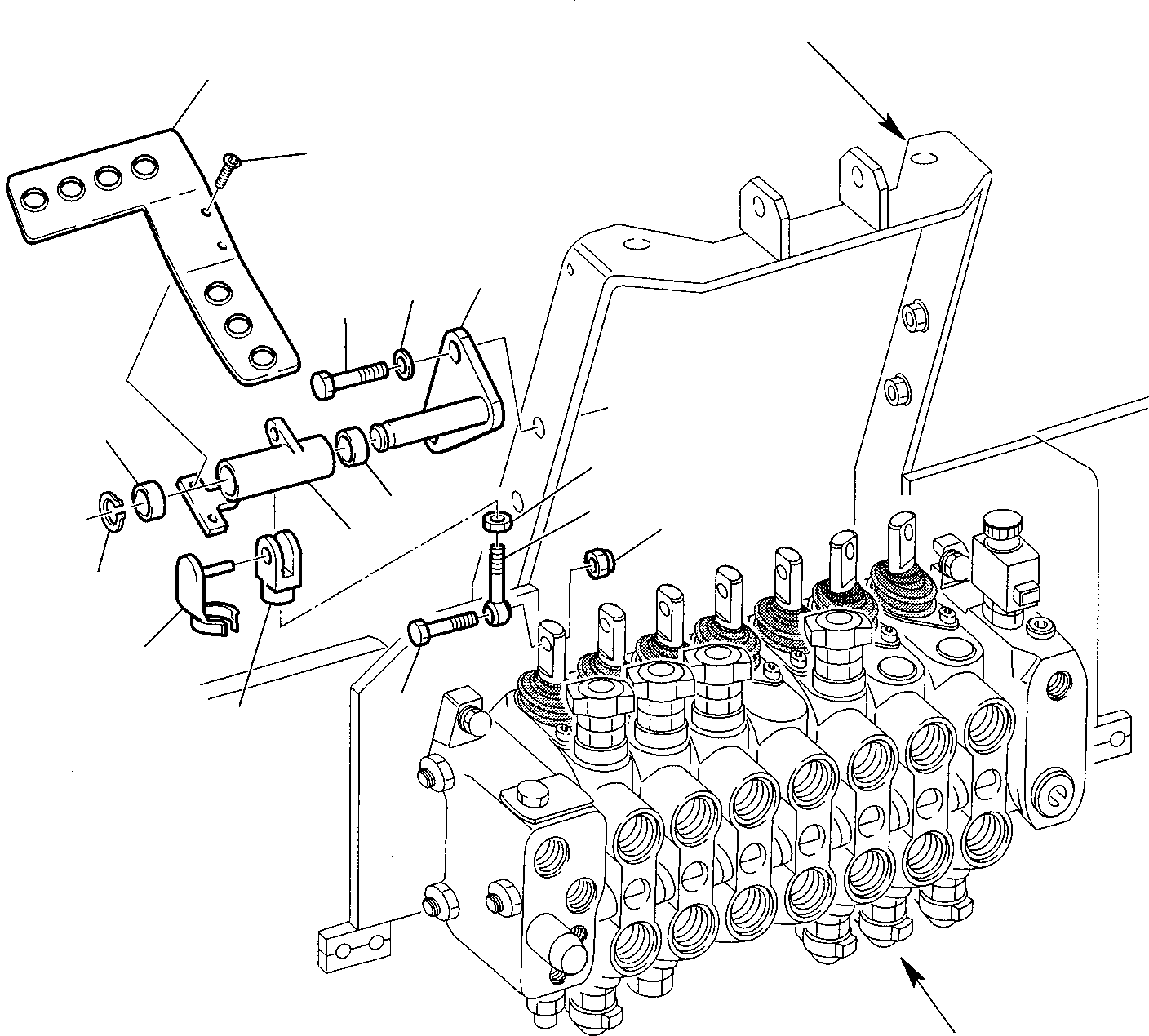 Part 10. BACKHOE CONTROL PEDAL (LEFT SIDE) [4500]