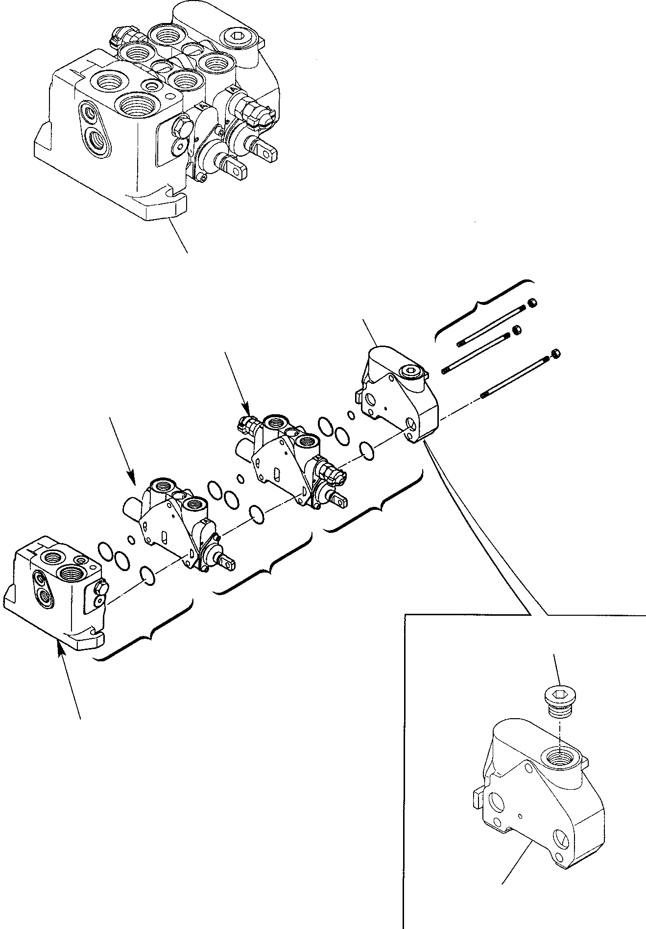 Part 5. SHOVEL CONTROL VALVE (1/4) [6200]