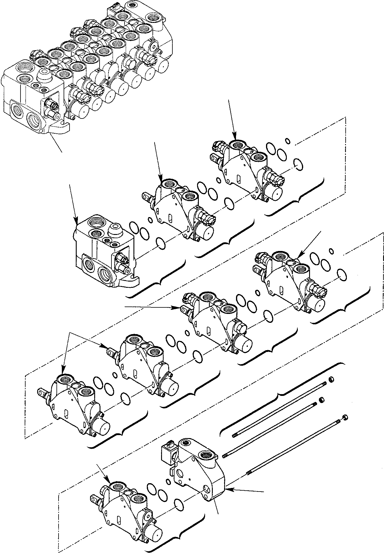 Part 29. CONTROL VALVE (7 SECTIONS) (FOR JIG ARM) [6360]