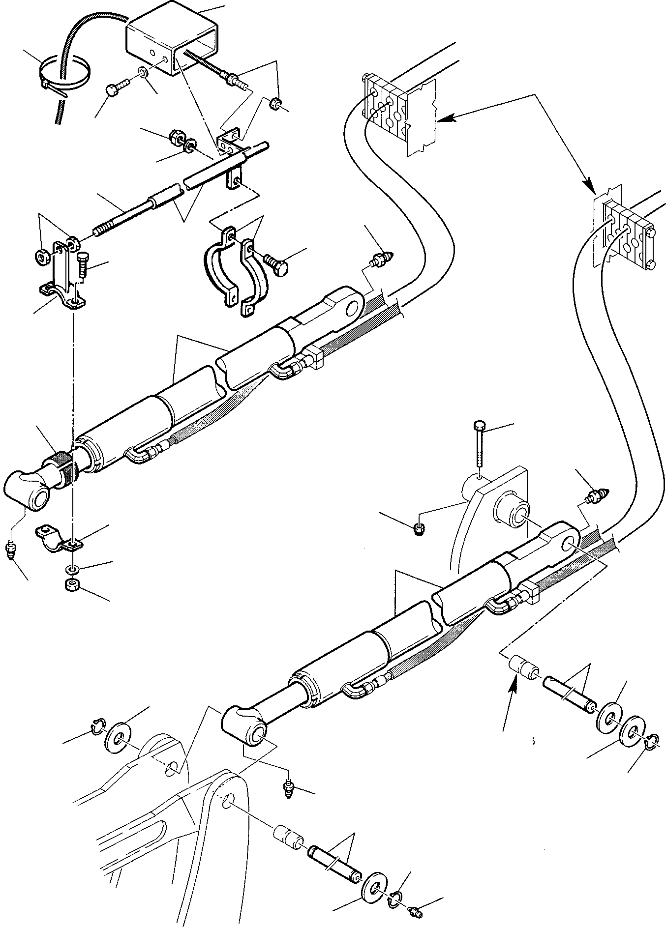 Part 46. HYDRAULIC PIPING (SHOVEL TIPPING CYLINDER LINE) (2/2) [6640]