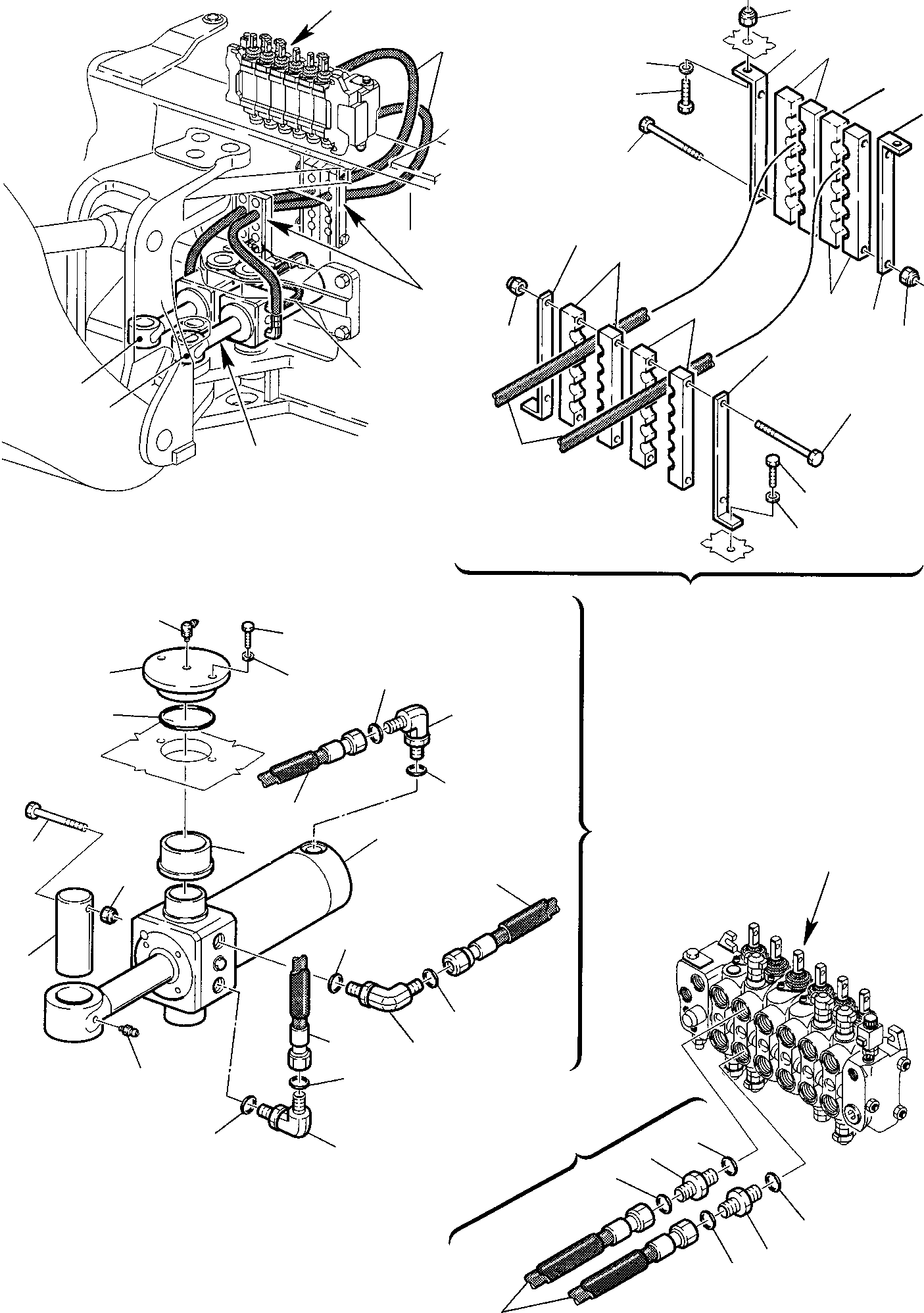 Part 54. HYDRAULIC PIPING (BOOM SWING CYLINDER LINE) [6700]