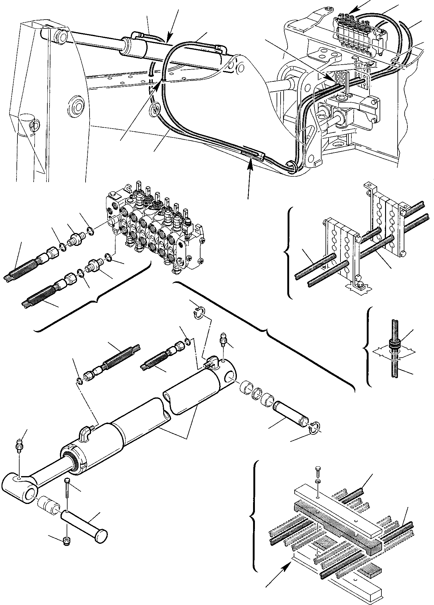 Part 58. HYDRAULIC PIPING (ARM CYLINDER LINE) [6730]