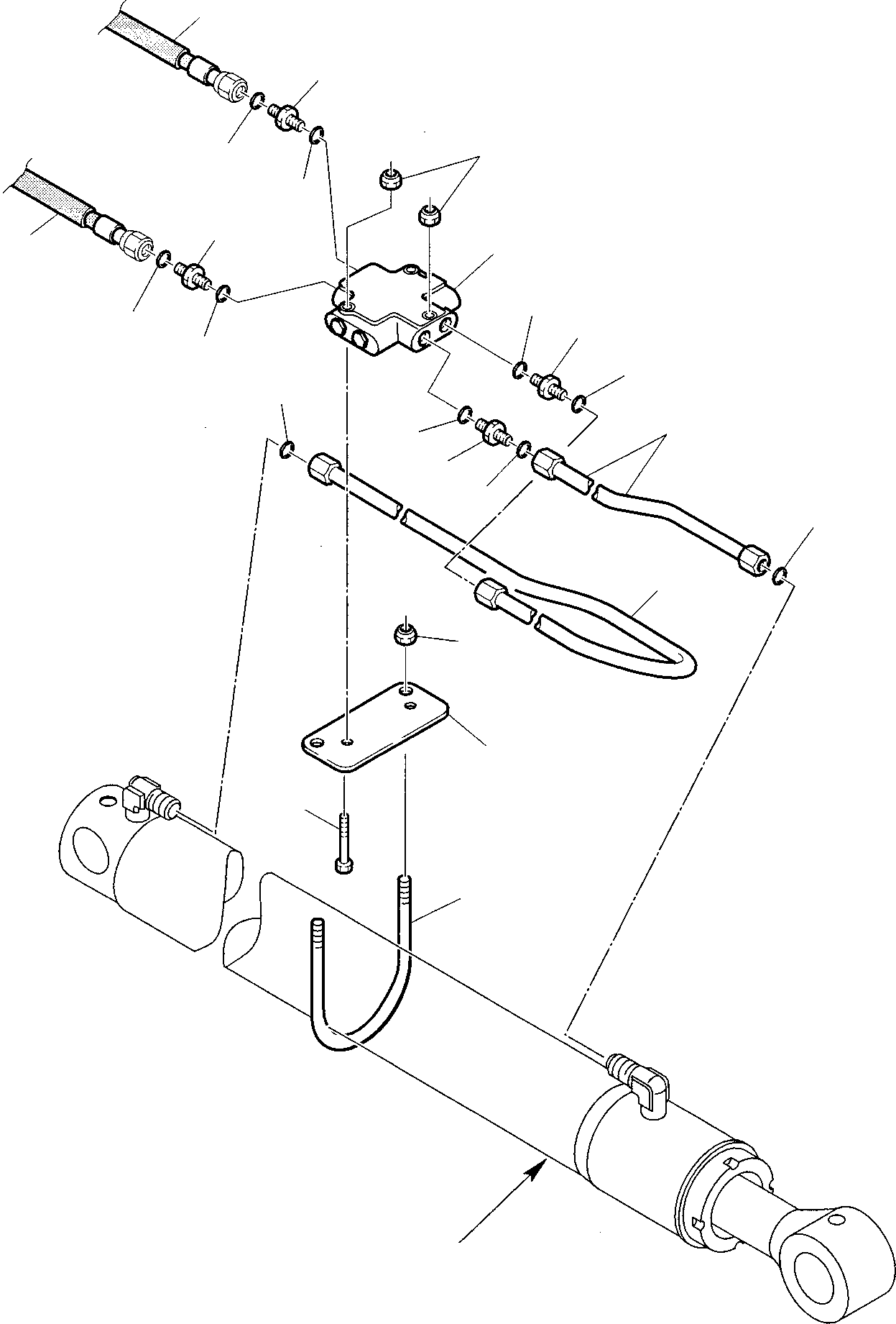 Part 59. HYDRAULIC PIPING (ARM CYLINDER LINE) (SAFETY VALVE) [6735]