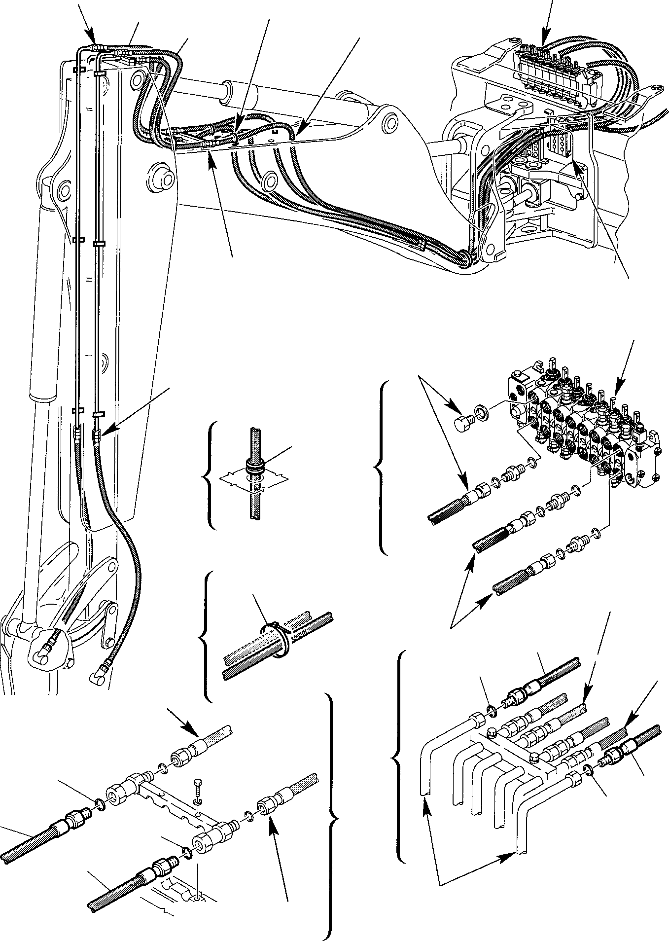 Part 71. HAMMER HYDRAULIC PIPING WITH JIG ARM (1/2) [6860]