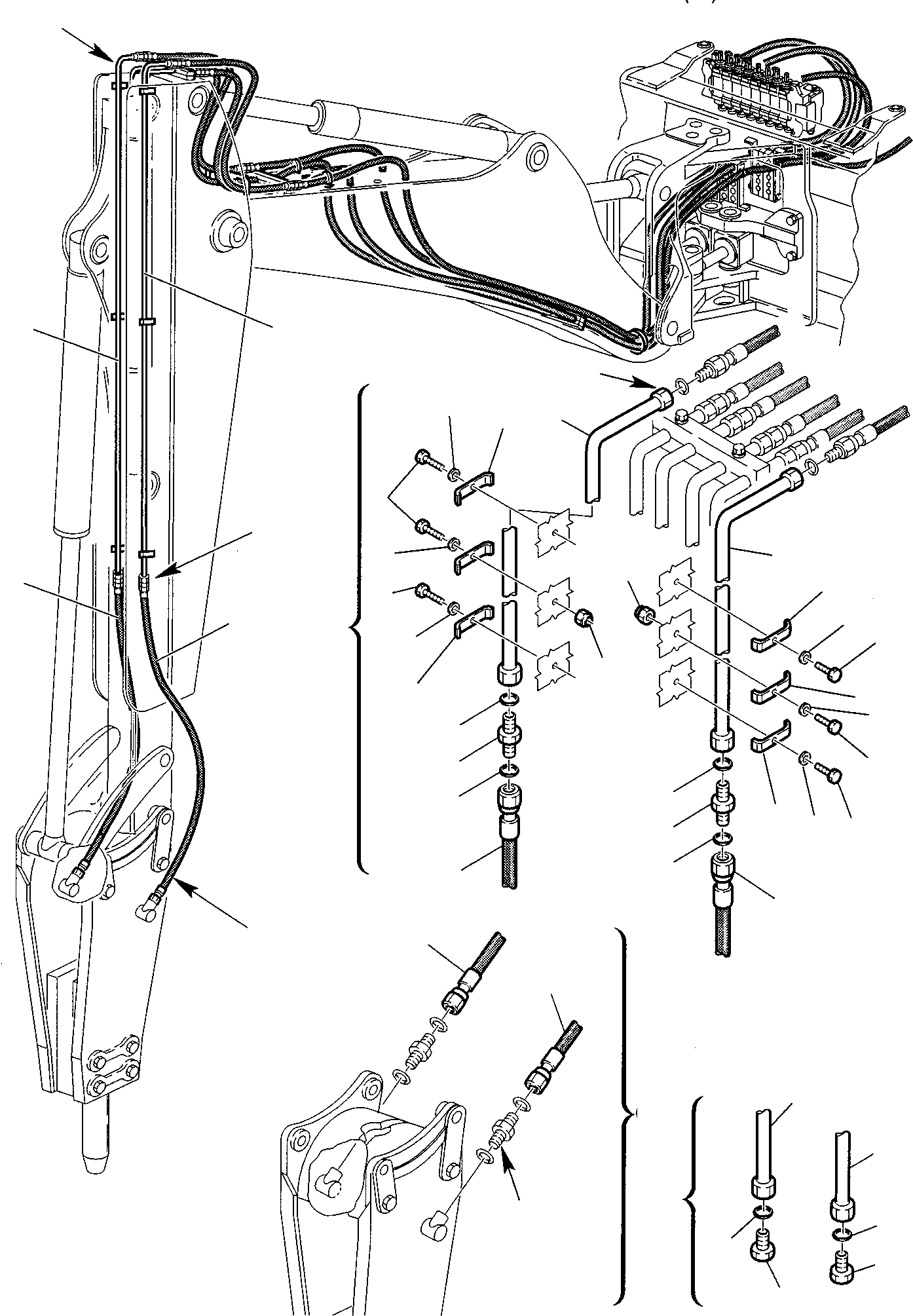 Part 72. HAMMER HYDRAULIC PIPING WITH JIG ARM (2/2) [6870]