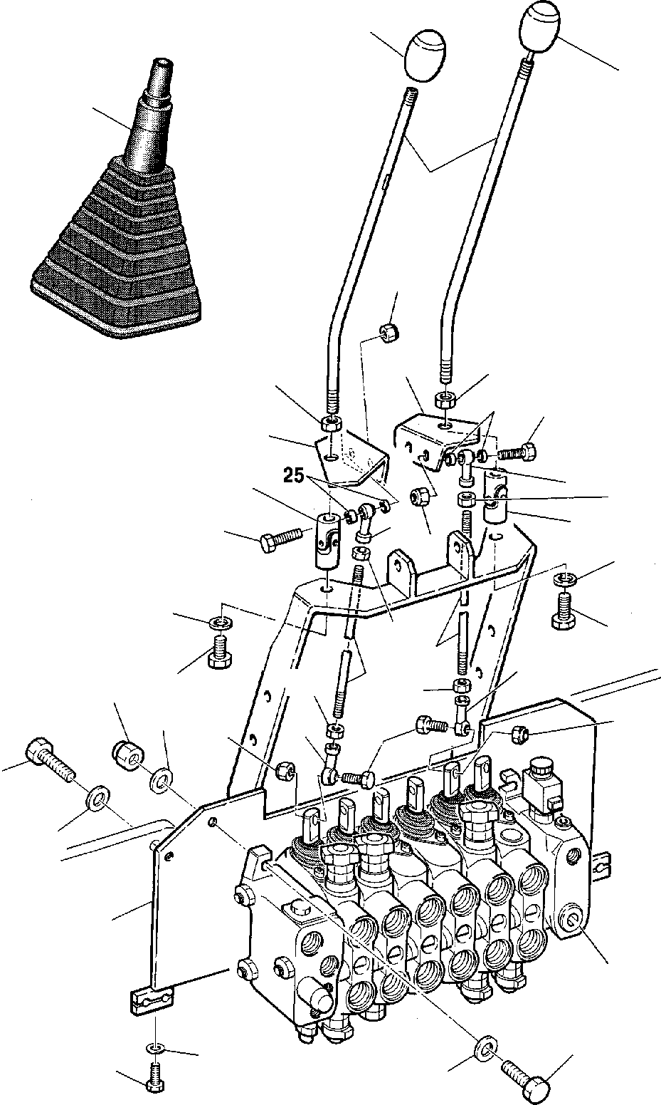 Part 6. BACKHOE CONTROL LEVERS [4400]