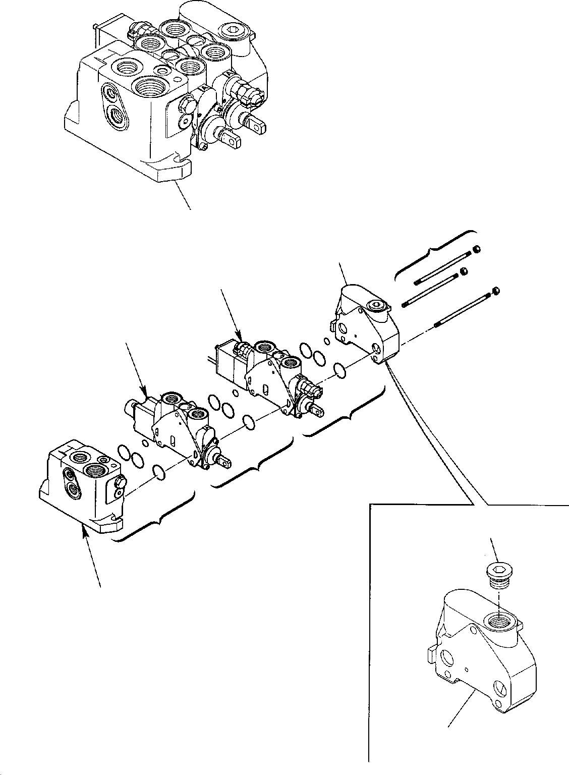 Part 9. SHOVEL CONTROL VALVE (WITH RETURN TO DIG) (1/4) [6230]