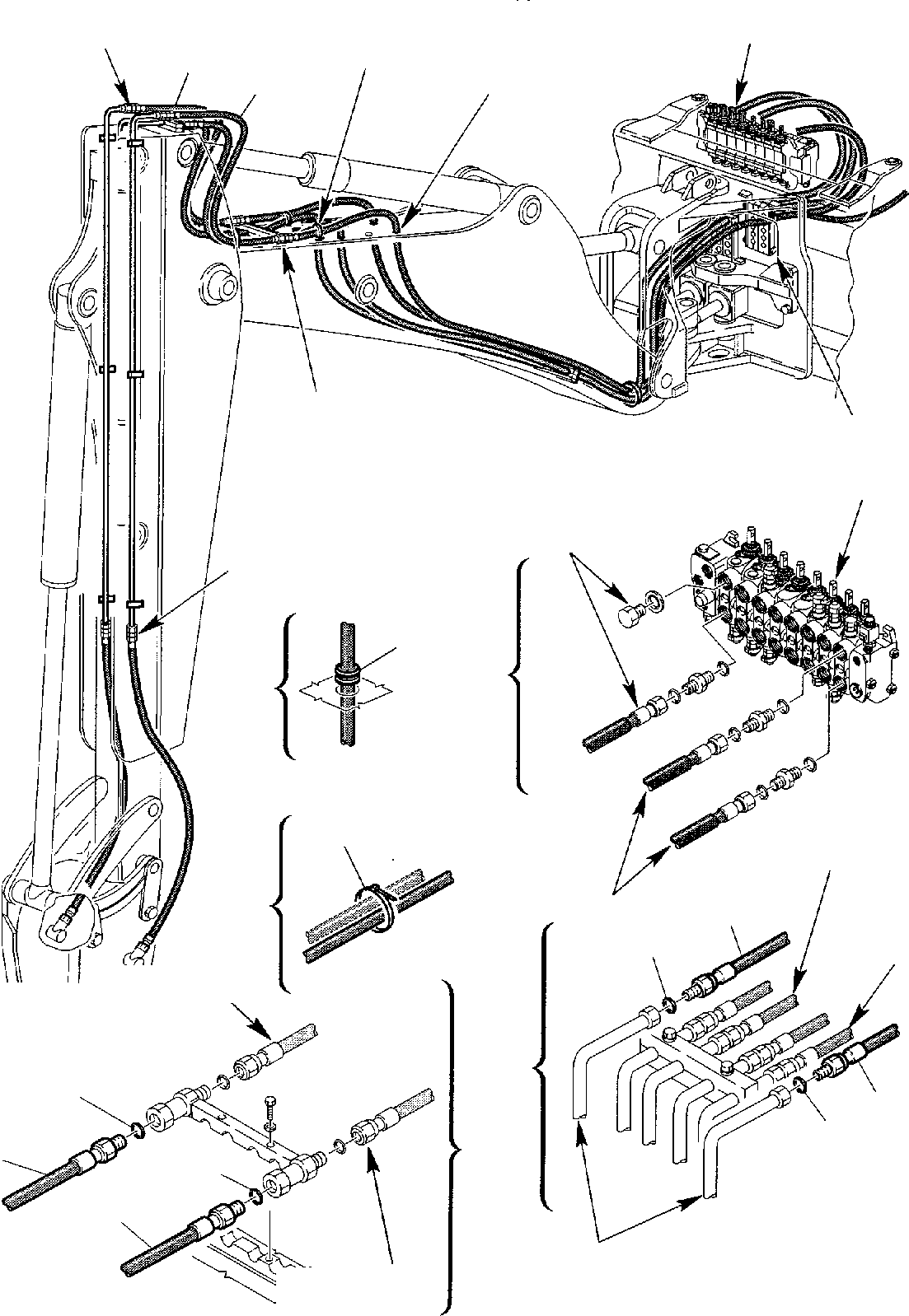 Part 71. HAMMER HYDRAULIC PIPING WITH JIG ARM (1/2) [6860]