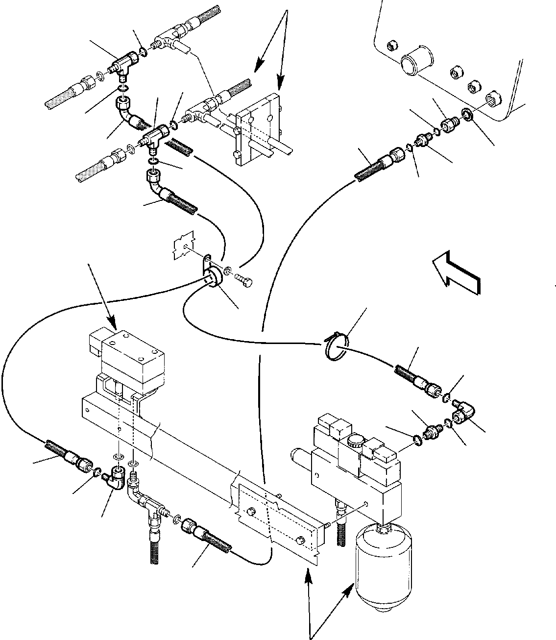 Part 74. HYDRAULIC PIPING (RIDE CONTROL) (2/2) (OPTIONAL) [6910]