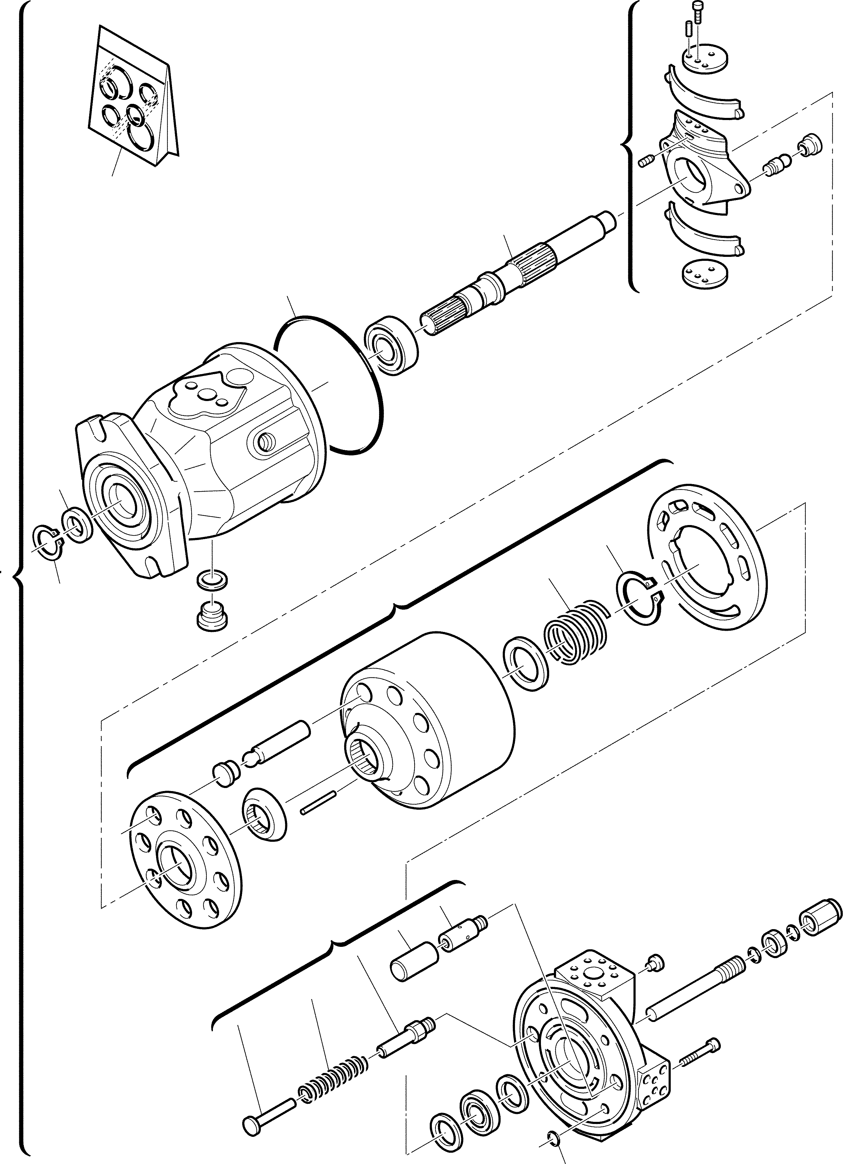 Part 3. HYDRAULIC PUMP (1/2) [6100]