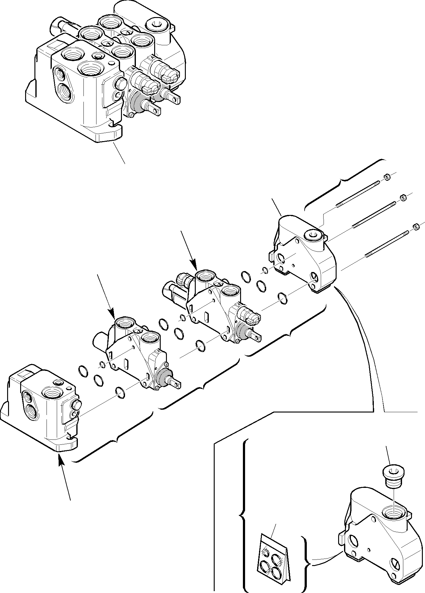 Part 11. SHOVEL CONTROL VALVE (WITH RETURN TO DIG) (1/4) [6230]