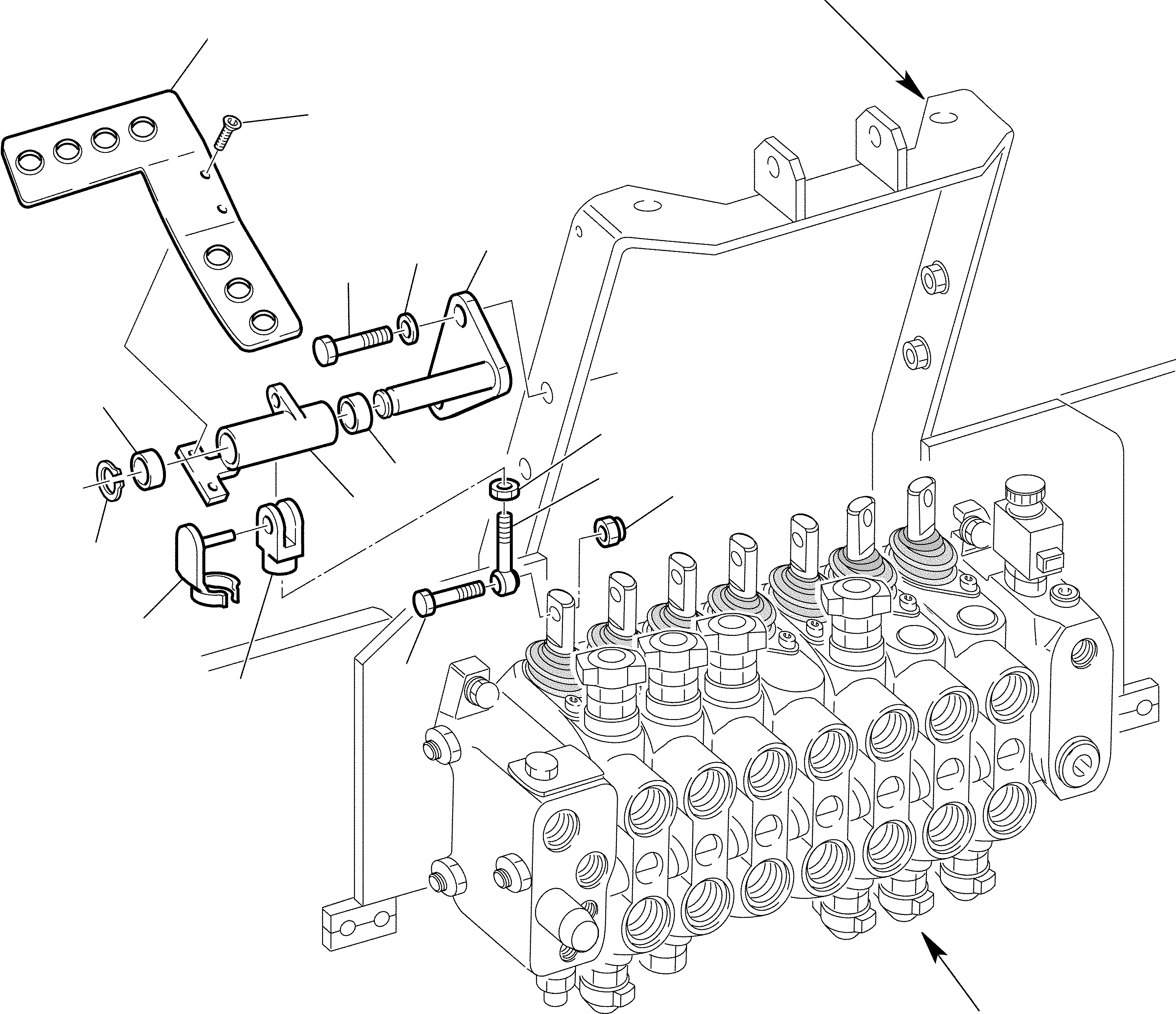 Part 10. BACKHOE CONTROL PEDAL (LEFT SIDE) [4500]