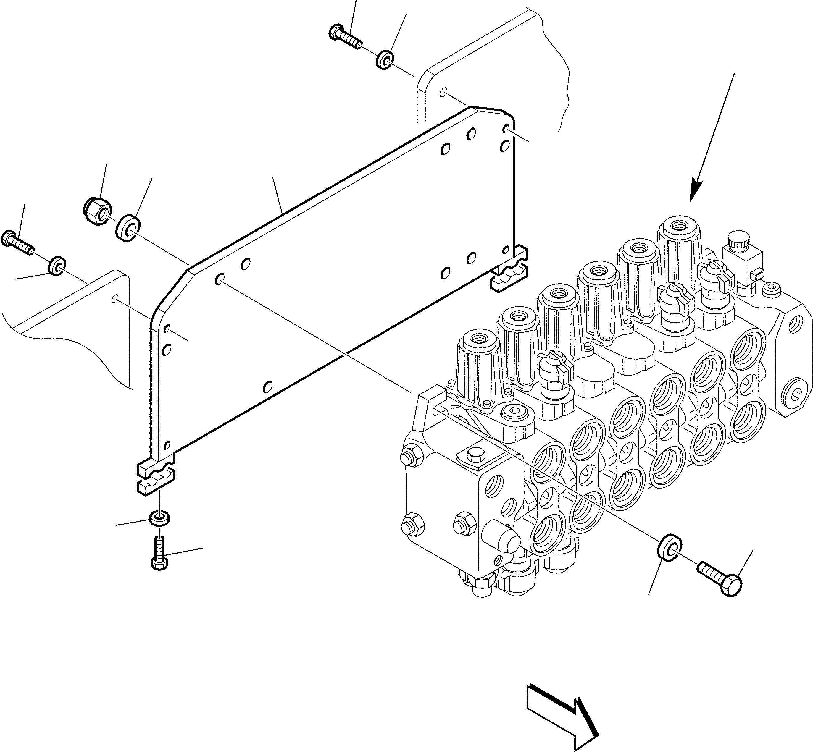 Part 14. BACKHOE CONTROL VALVE SUPPORT (WITH PPC) (OPTIONAL) [4700]