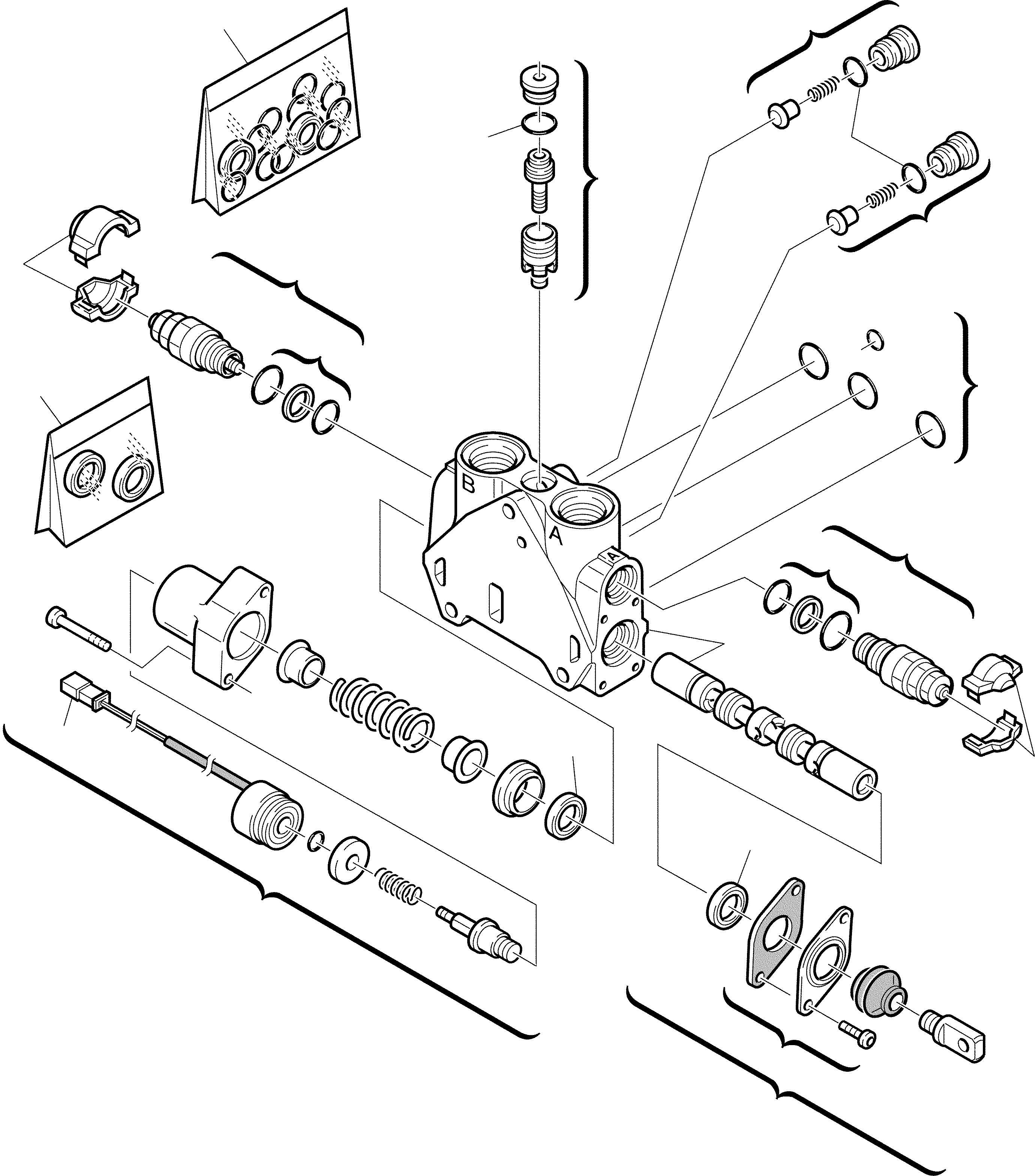 Part 12. SHOVEL CONTROL VALVE (WITH RETURN TO DIG) (4/4) [6135]