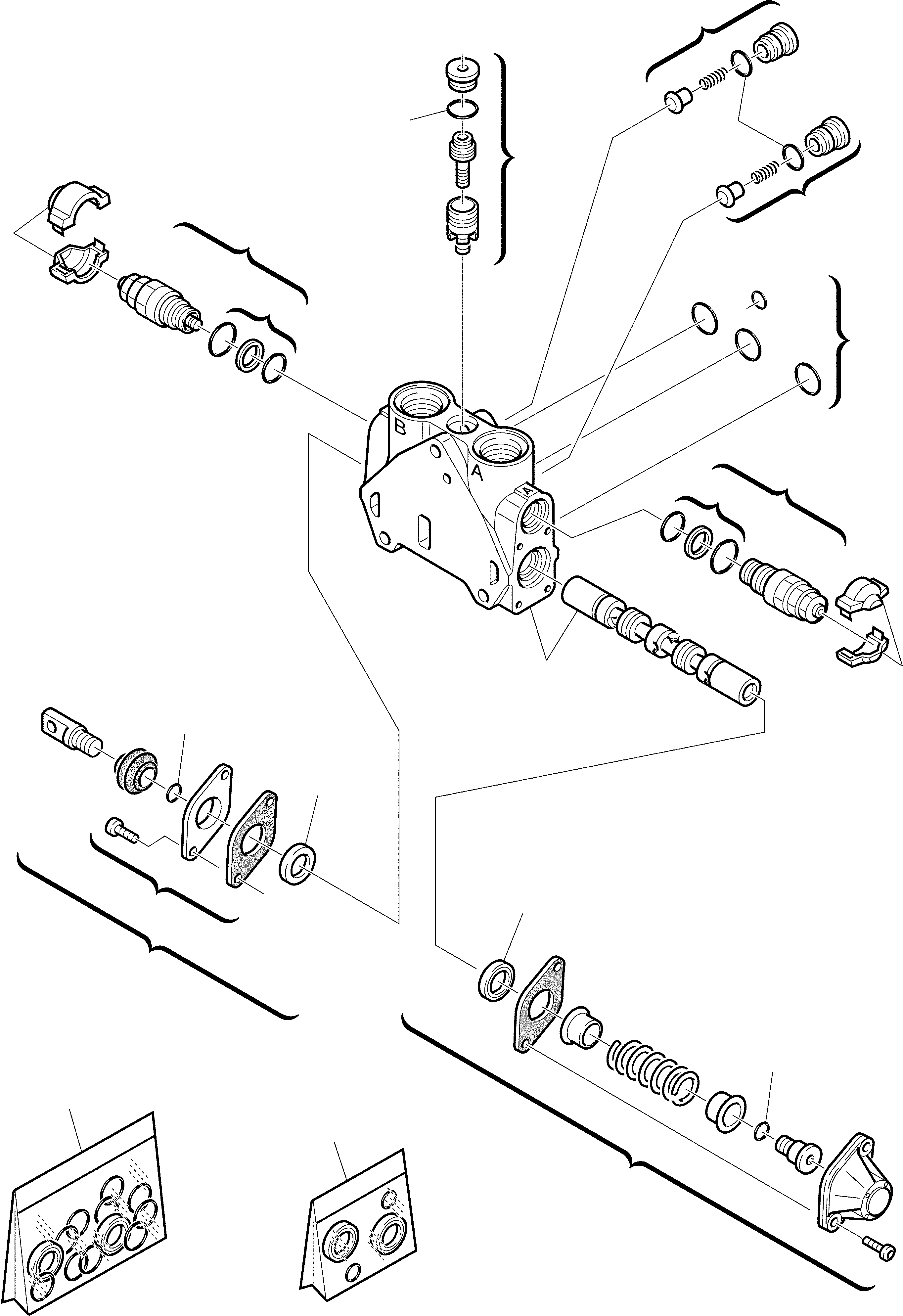 Part 24. BACKHOE CONTROL VALVE (4/8) [6185]