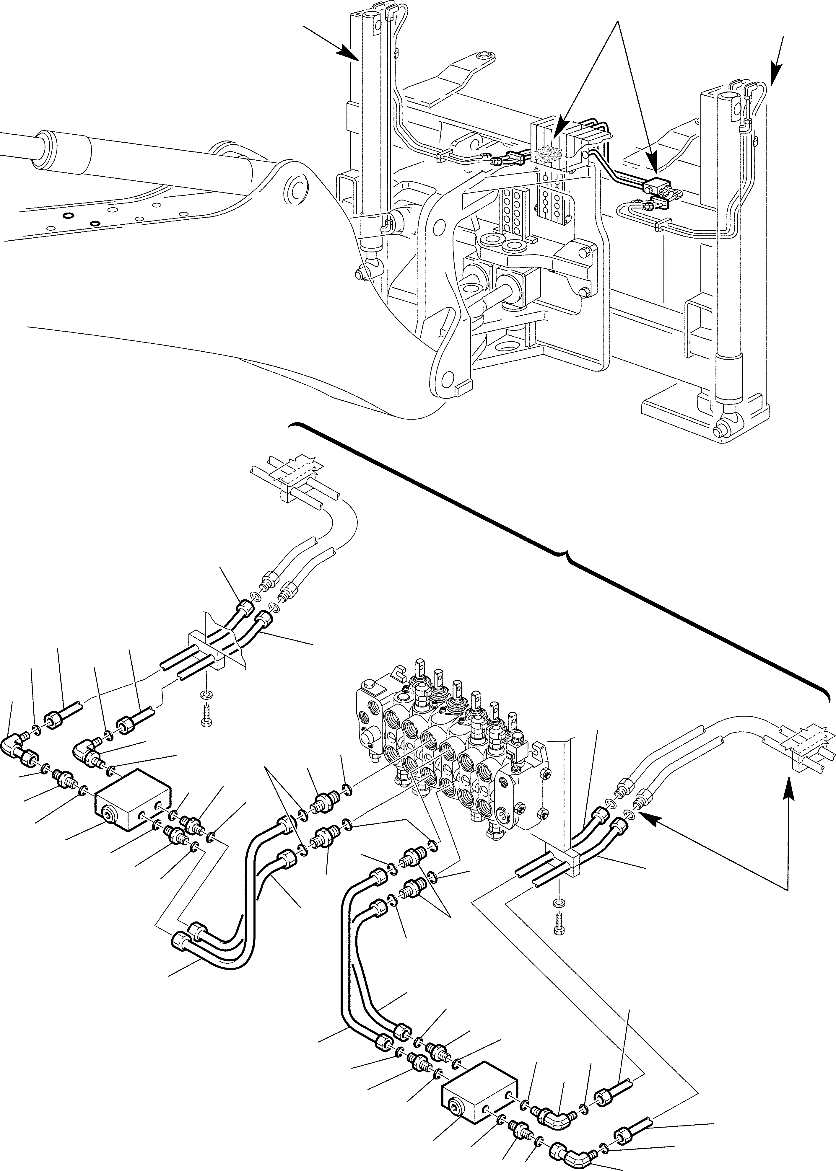 Part 101. HYDRAULIC PIPING OUTRIGGER - SAFETY VALVE (OPTIONALS) [6580]