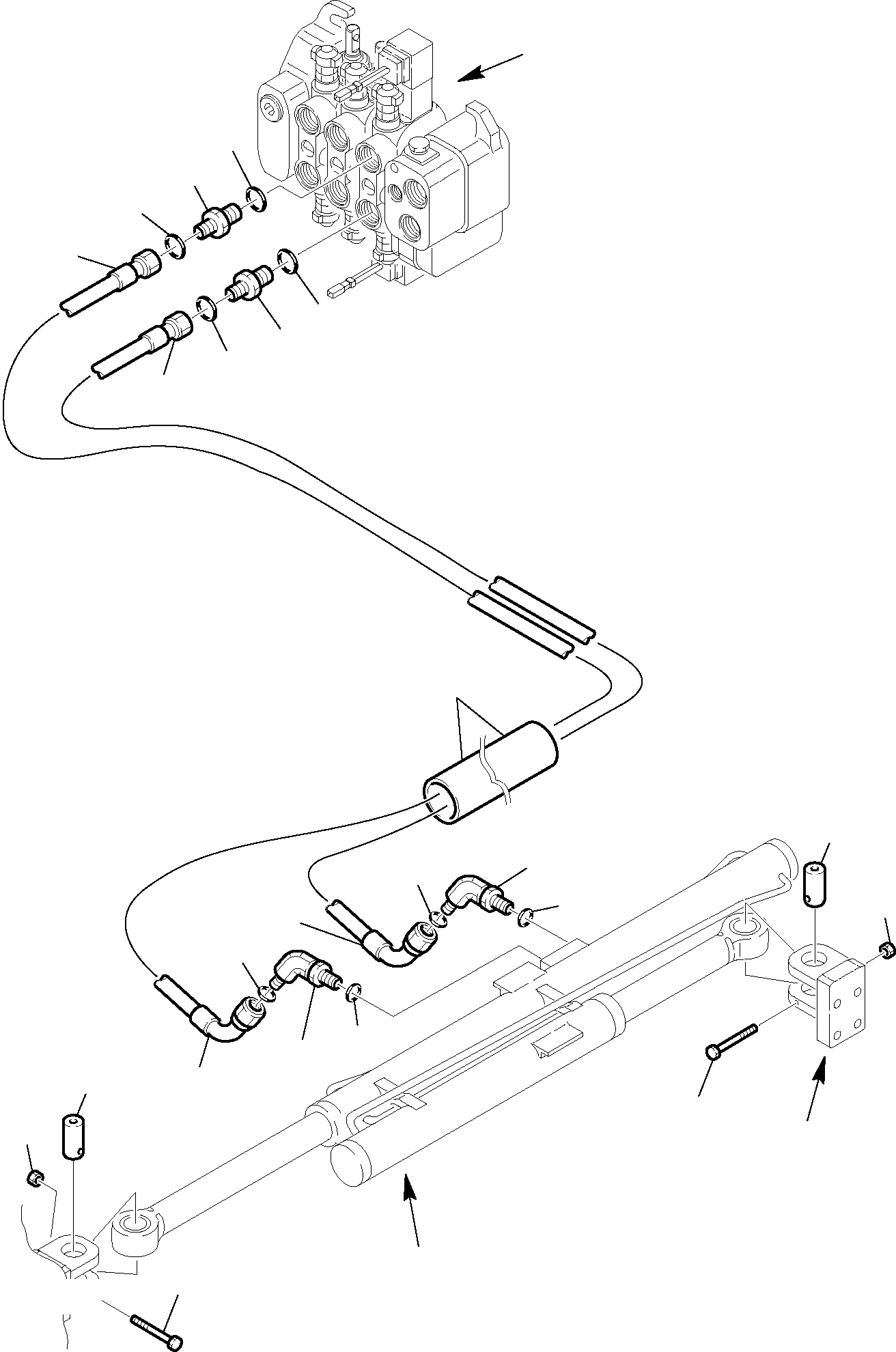 Part 140. HYDRAULIC PIPING WITH SLIDING PLATE (OPTIONAL) [6965]