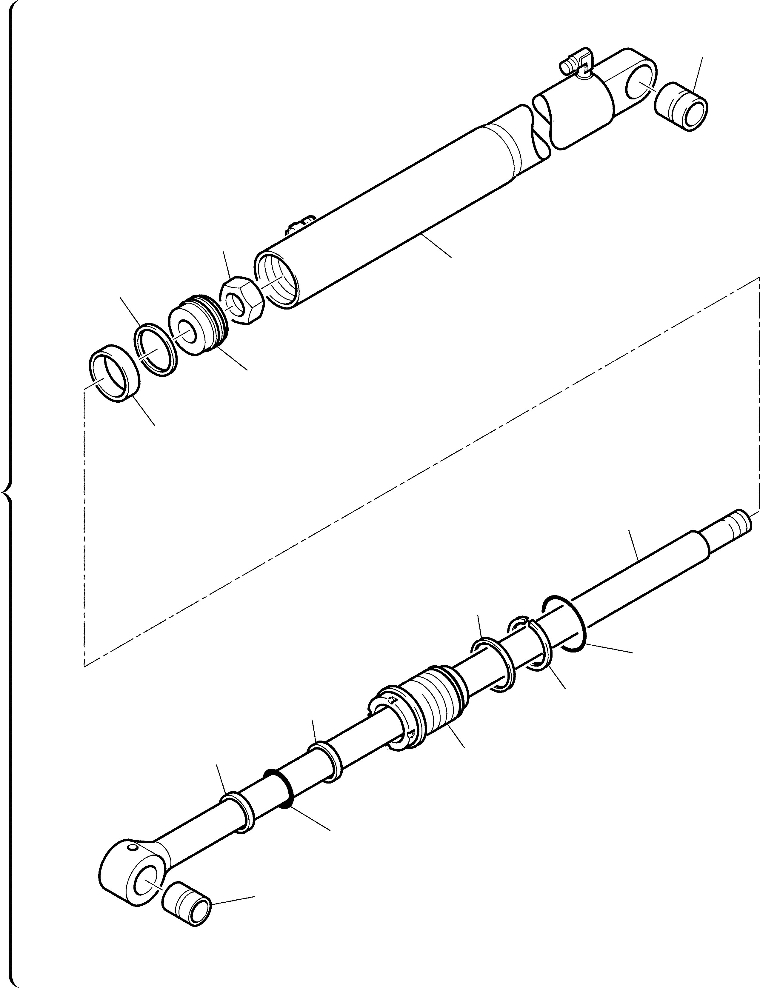 Part 3. LEFT SHOVEL LIFTING CYLINDER [7015]