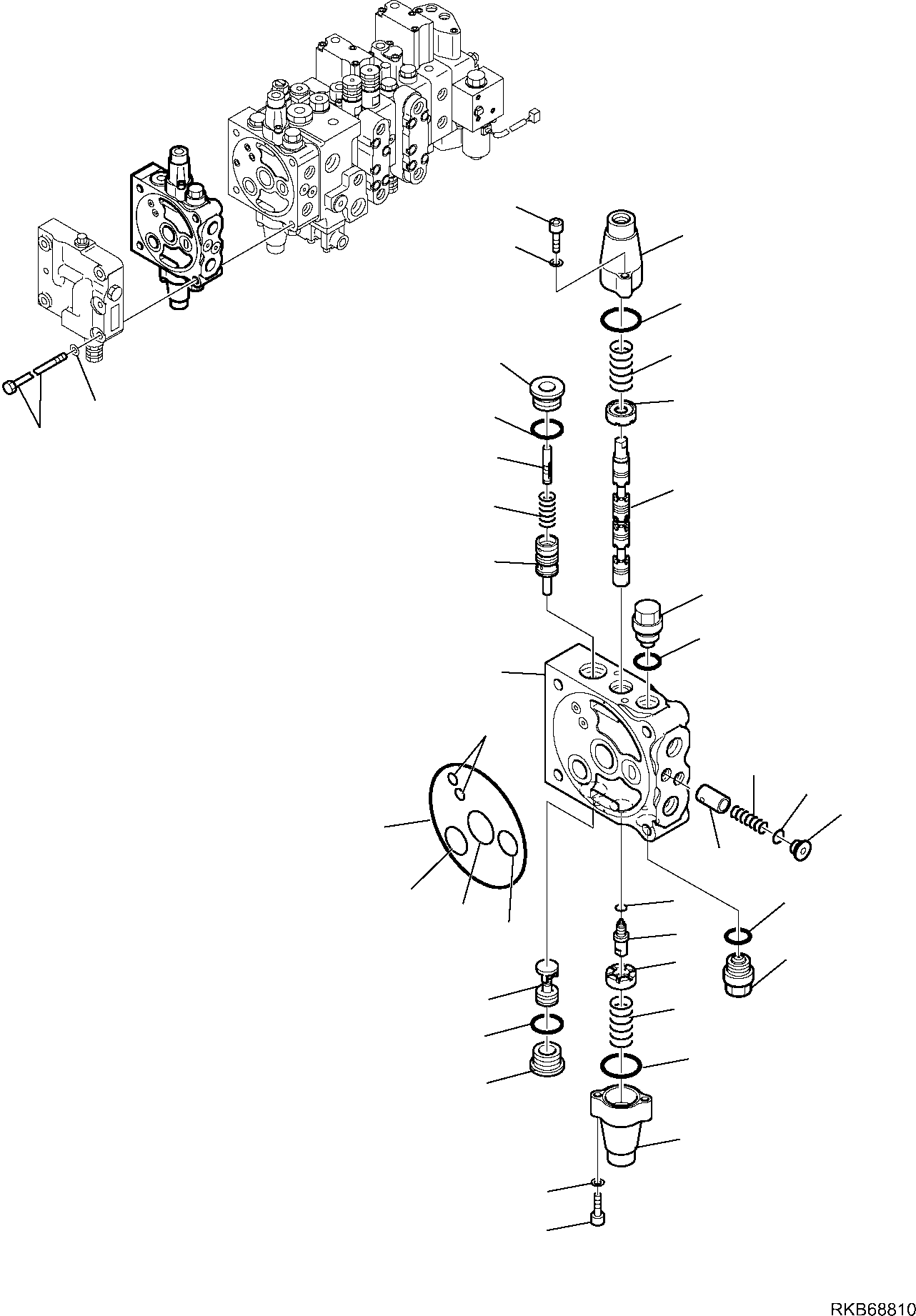 40. SIDE DIGGING BOOM ELEMENT [6298] - Komatsu part WB97S-5E0 S/N F30451- UP [wb97s5e1]
