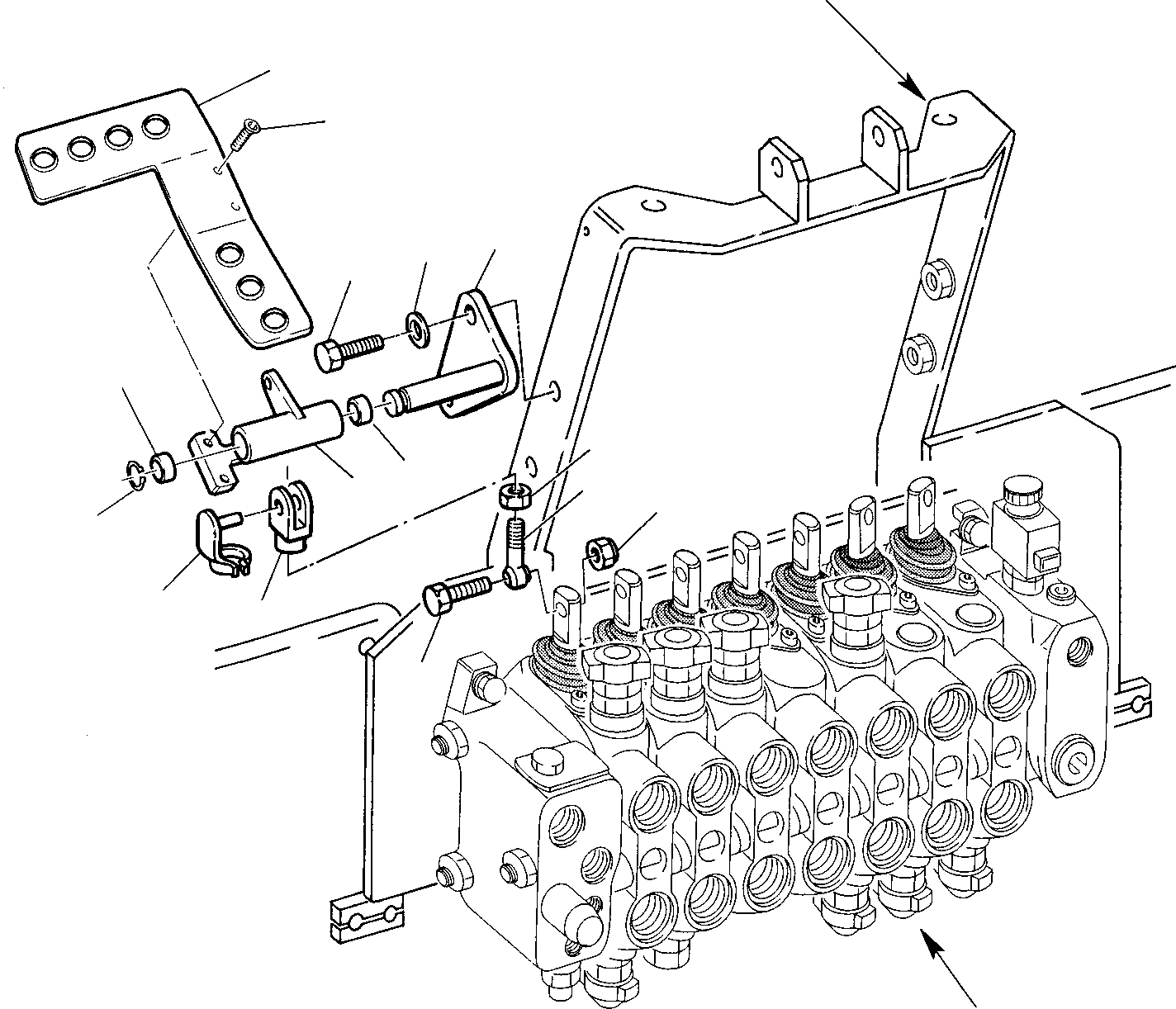 Part 10. BACKHOE CONTROL PEDAL (LEFT SIDE) [4500]