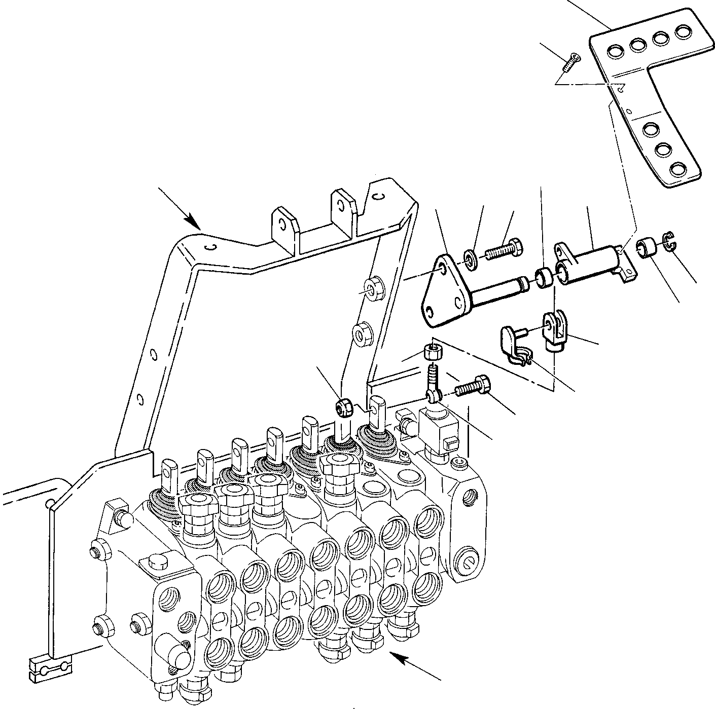 Part 12. BACKHOE CONTROL PEDAL (RIGHT SIDE) [4520]