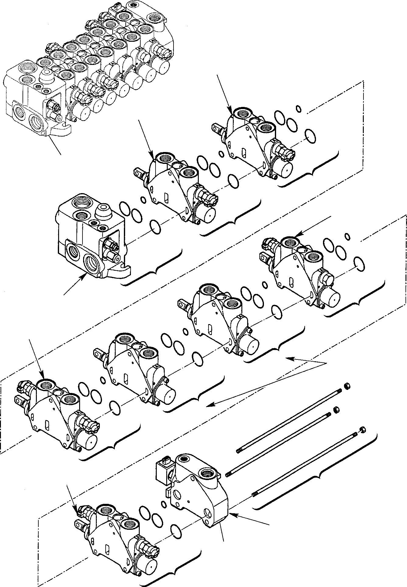 Part 27. CONTROL VALVE (7 SECTIONS) (FOR HAMMER) [6340]