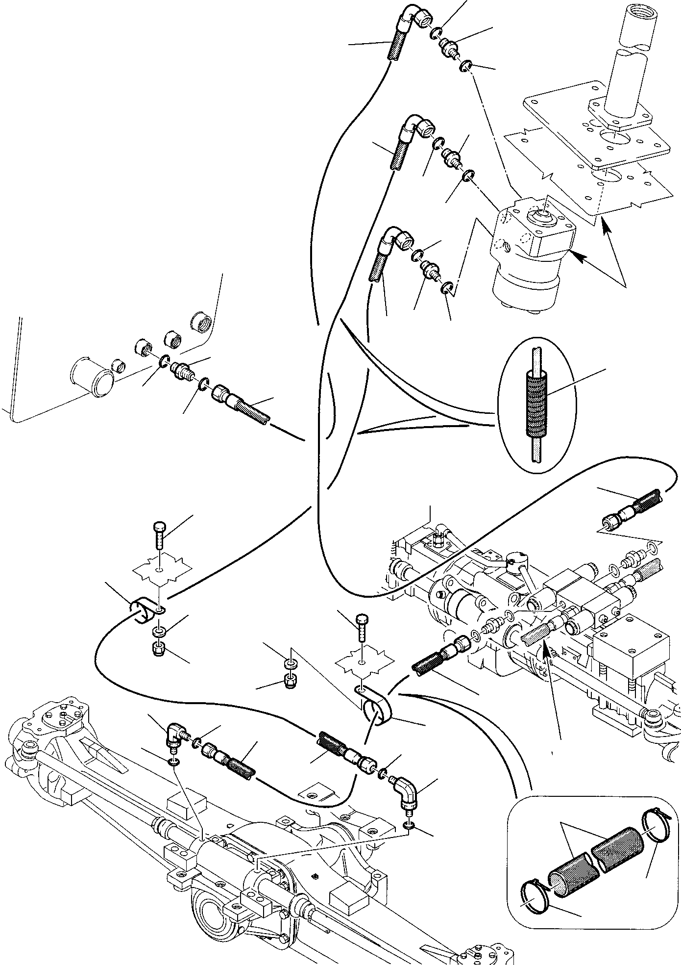 Part 39. HYDRAULIC PIPING (STEERING LINE) (2/3) [6560]