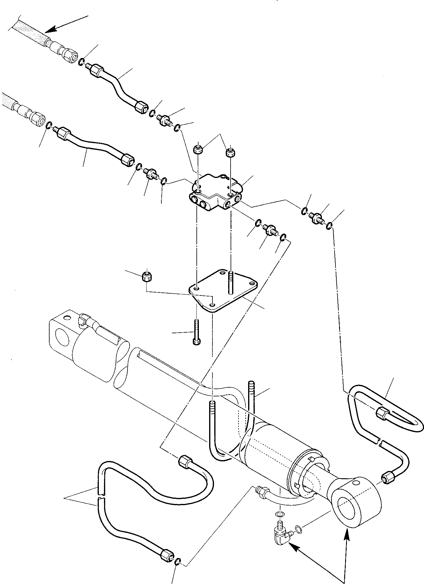 Part 58. HYDRAULIC PIPING (BOOM CYLINDER) (SAFETY VALVE) [6725]