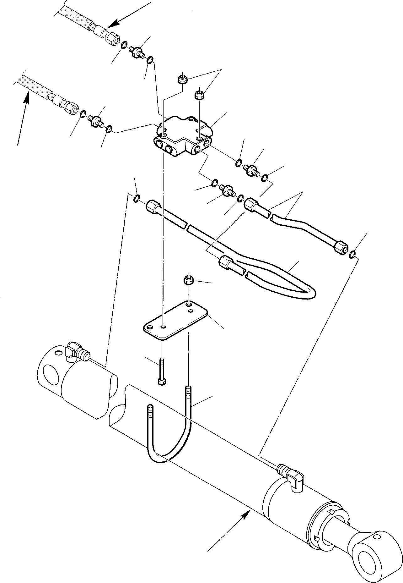 Part 60. HYDRAULIC PIPING (ARM CYLINDER LINE) (SAFETY VALVE) [6735]