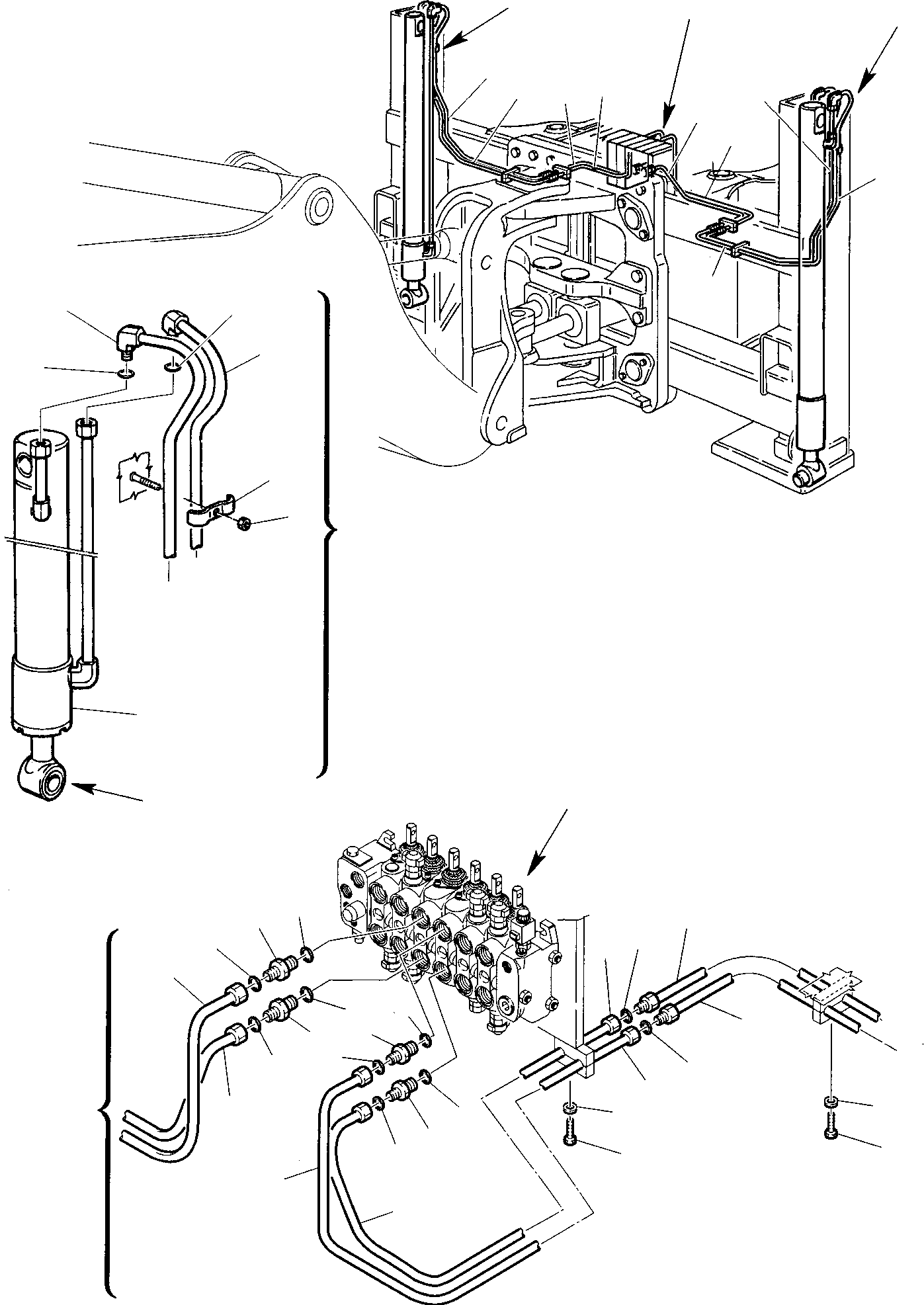 Part 65. HYDRAULIC PIPING (VERTICAL OUTRIGGER CYLINDER LINE) [6780]