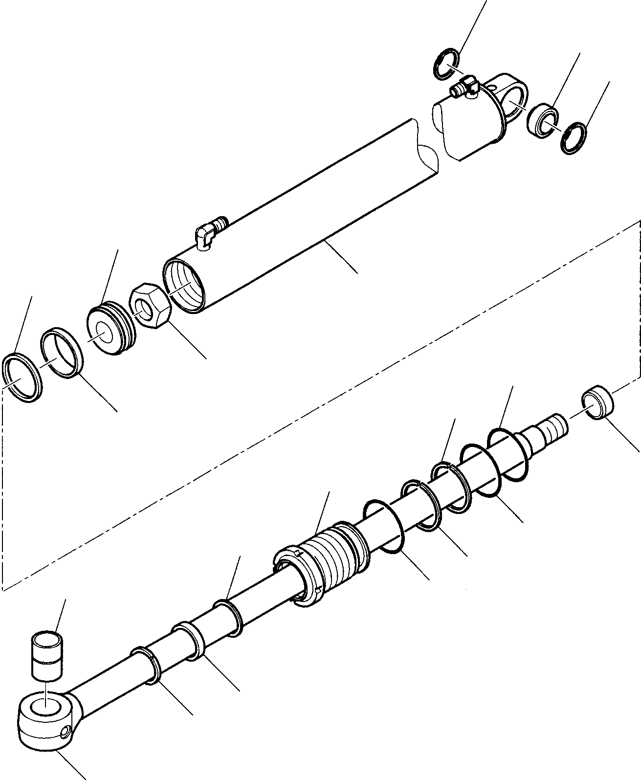 Part 24. ARM CYLINDER (FOR SIDE DIGGING BOOM) [7320]