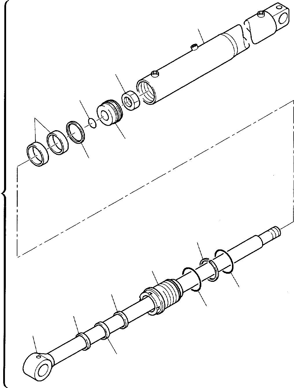 27. JIG ARM CYLINDER [7260] - Komatsu part WB97S-2 S/N 97SF10281-Up [wb97s_2a]