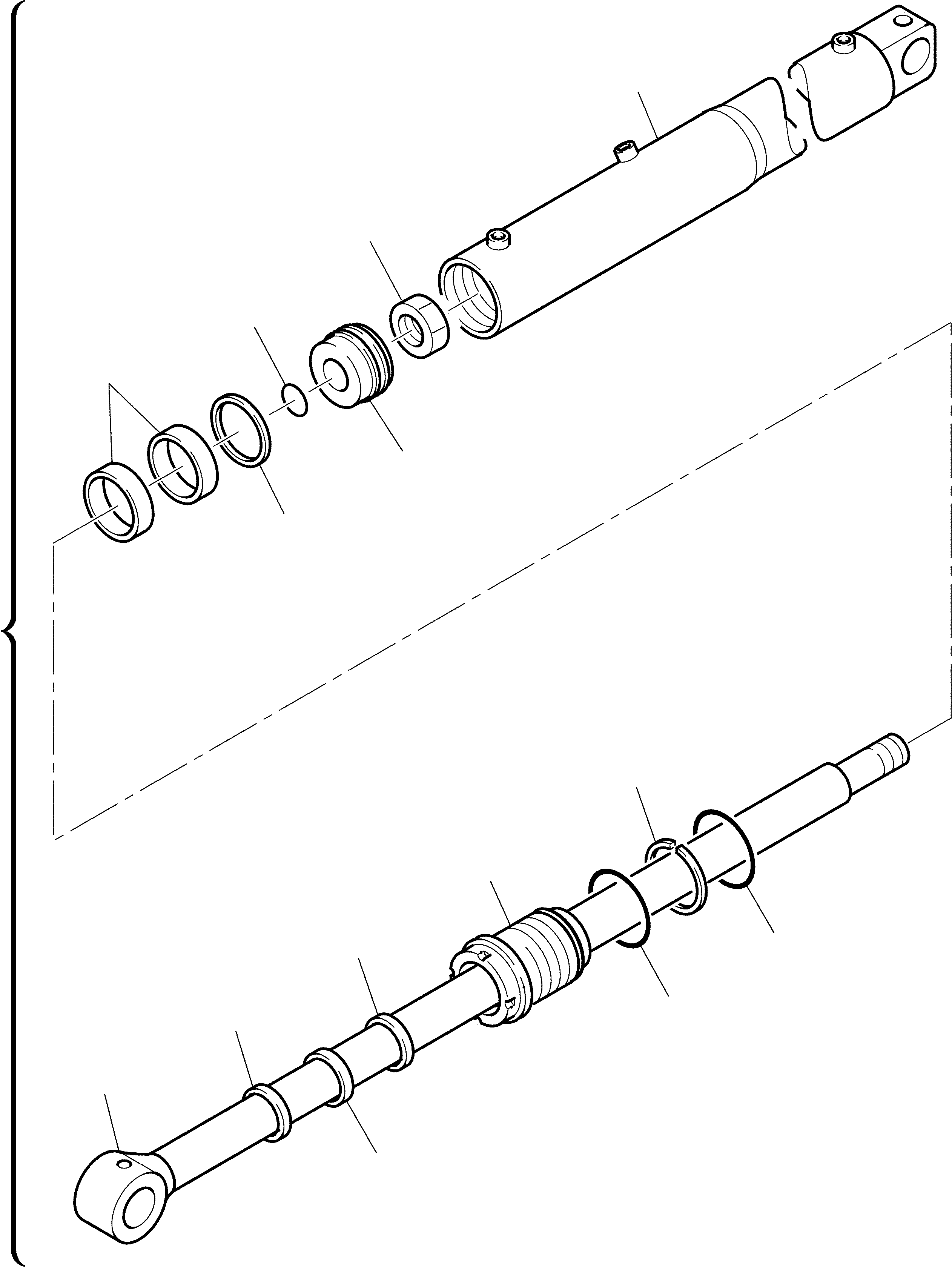 33. JIG ARM CYLINDER [7260] - Komatsu part WB97S-2 S/N 97SF11205-Up [wb97s_2c]